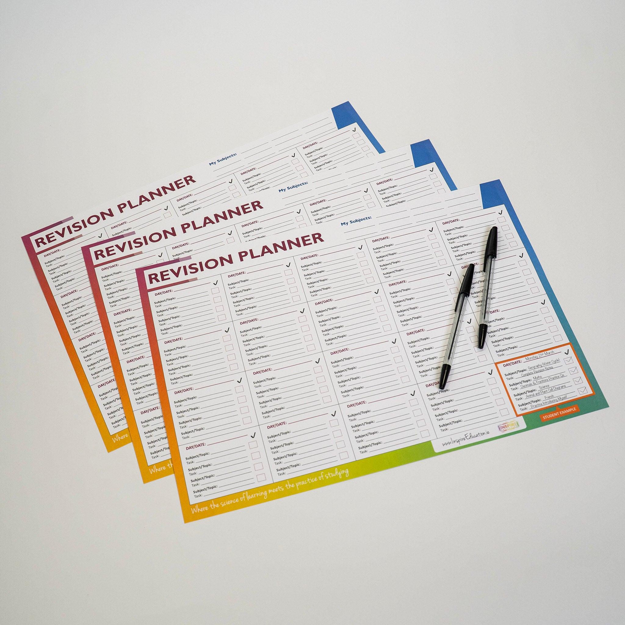 A3 Junior Planners (3 Pack)