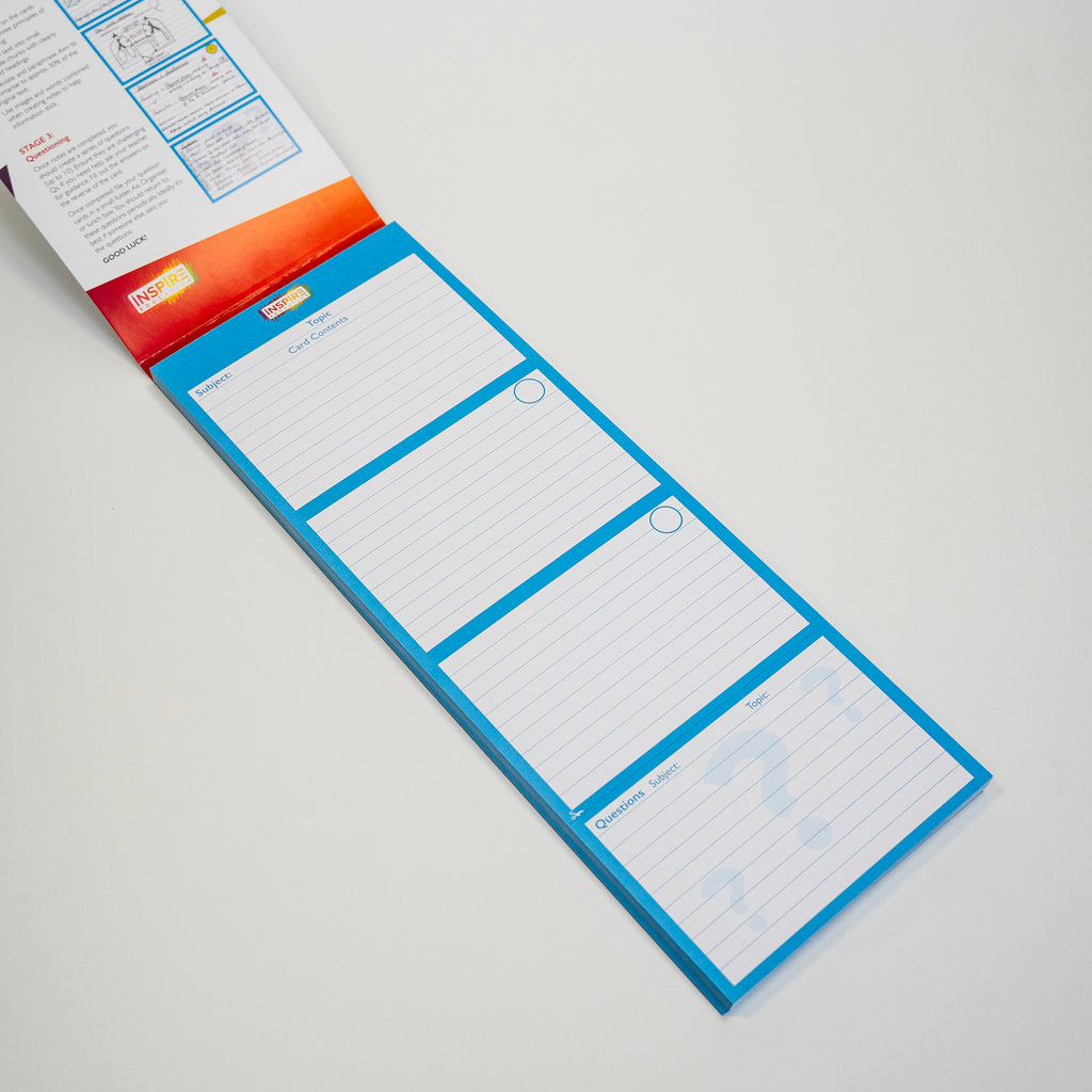 Revision Card Layout Revision Cards β Inspire Education
