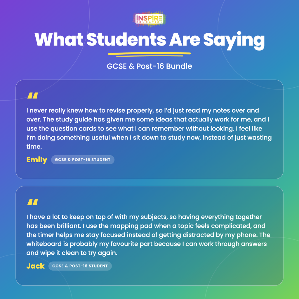 GCSE & Post-16 Bundle – what students say
