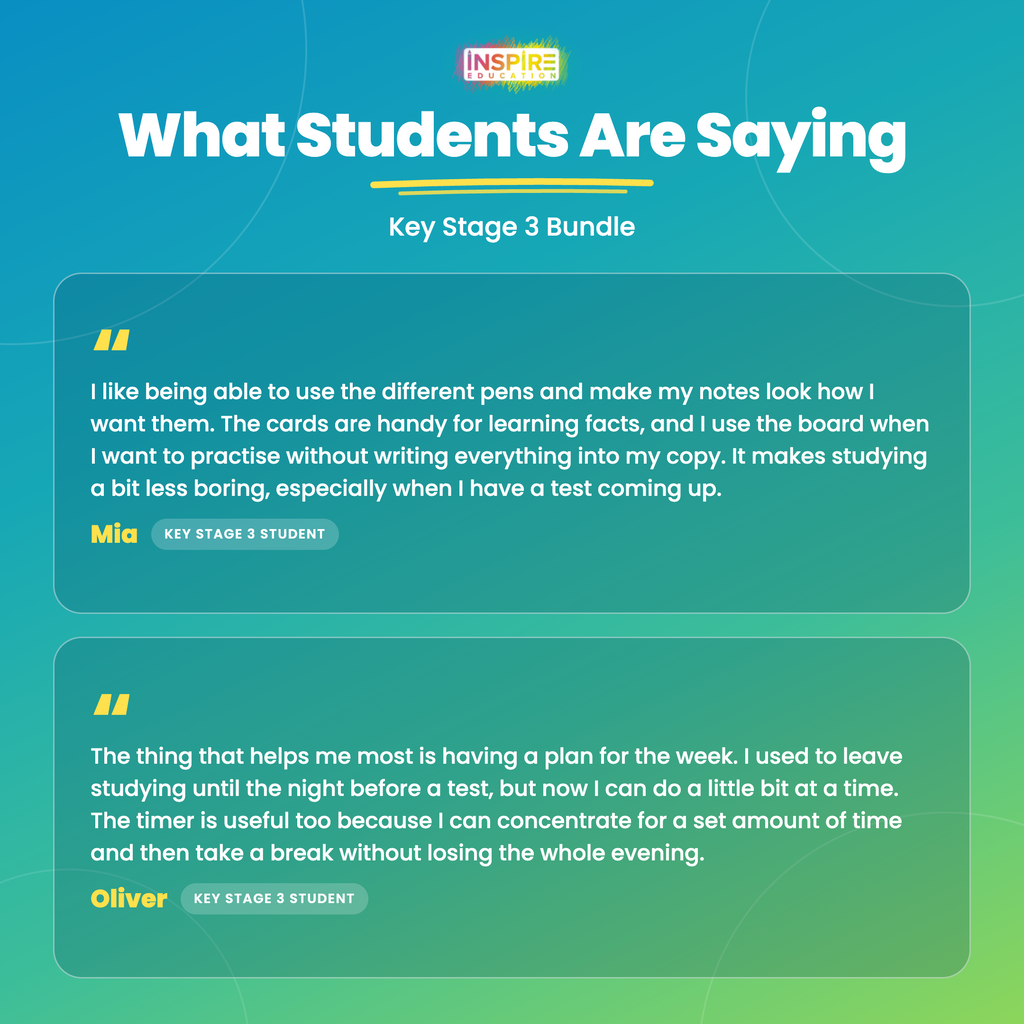 Key Stage 3 Bundle – what students say